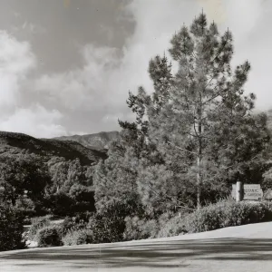 Entrance to SBBG, Mission Canyon Road
