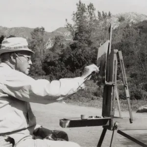 Artist in the Garden