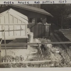 SBBG Administrative Center 1937, greenhouse and potting shed