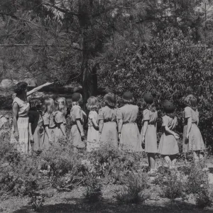 Children in the Garden, Girl Scouts