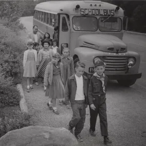 Children in the Garden, Third Grade Mc Kinley School, 1956