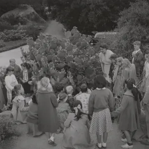 Children in the Garden, McKinley School Third Grade, 1956