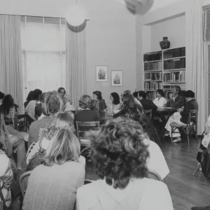 Steve Junak Wildflowers Class in Blaksley Library, 1977