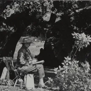 artist in the Garden