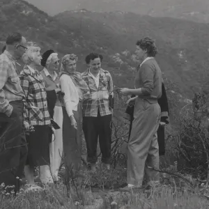 Katherine Muller field trip to the Santa Ynez mountains