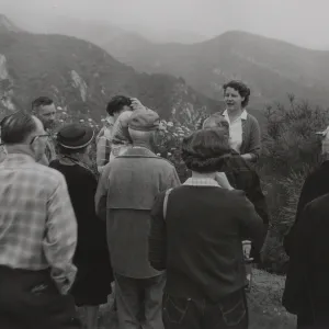 Katherine Muller field trip to the Santa Ynez mountains