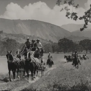 Annual ride of Santa Barbara's Los Rancheros Vistadores