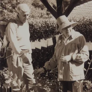 SBBG Volunteers Stevie Service and Gene Forssell