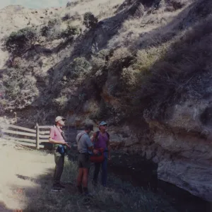 Steve Junak and Park Ranger on Santa Rosa Island