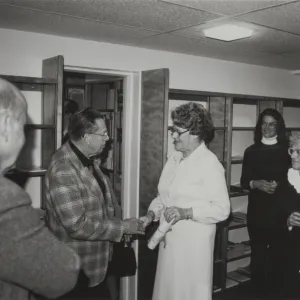 Muller reading Room dedication event, Katherine Muller