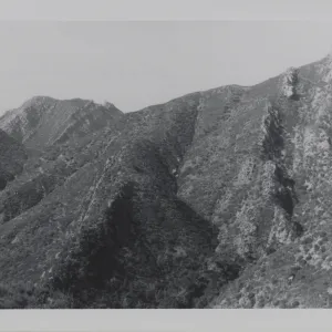 Santa Ynez Mountains, Fault and Shale