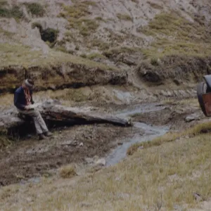 Clif Smith fossil finding, Santa Cruz Island
