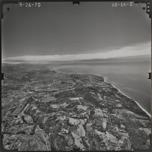 Aerial view of Hope Ranch and environs 1970