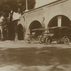 Arcade in Ojai, 1920s?