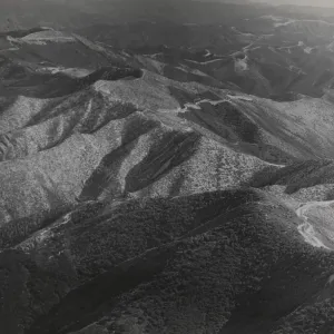 Sierra Madre Ridge, looking east, from the air
