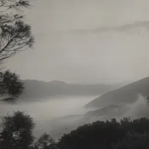 Fog in Santa Ynez Valley, from McKinley Peak