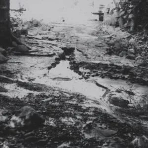 flood damage in Redwood Section, 1969