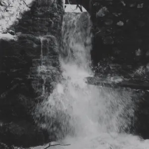 Mission Creek waterfall over Mission Dam