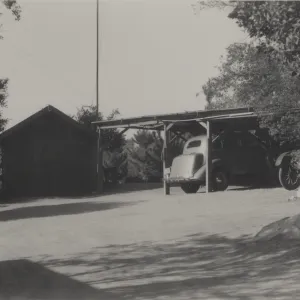 Garden administrative office and garage, 1937