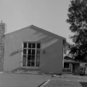 Blaksley Library and Courtyard (with building behind), 1943