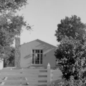 new Blaksley Library building and Courtyard
