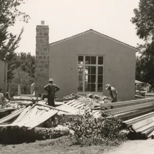 Blaksley Library, relocation of the Maintenance Shed to site of North Wing
