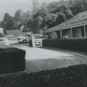 Library Courtyard, 1960's