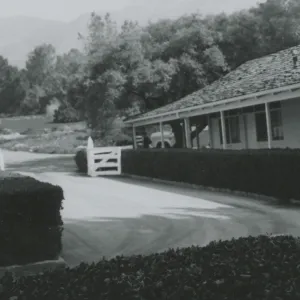Library Courtyard, 1960's