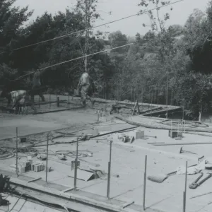 Herbarium construction looking southwest