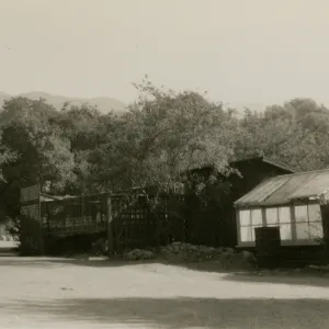 original Lath House, Greenhouse and Potting Shed, 1937