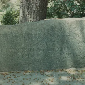 Elmer and Ervanna Bissell Bench, 1941