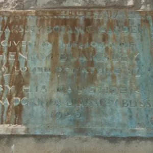 Blaksley Plaque on Blaksley Boulder, 1926