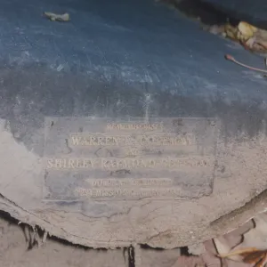 Warren and Shirley Coleman Bench, 1995, Canyon