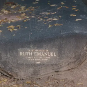 Ruth Emanuel Bench, 1994