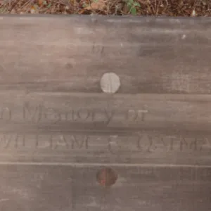 William F. Qatman Bench, 1969, Campbell Trail