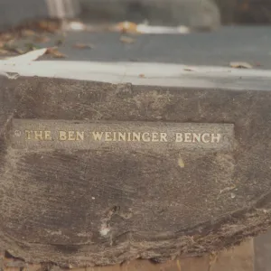 Ben Weininger Bench, 1988, Manzanita Section