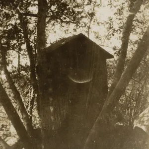 old Library book cabinet, SBBG, circa 1933, 1930s