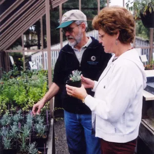 Visitors in nursery