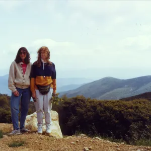 Carol Bornstein and Betsy Collins on trip to Otay Mountain