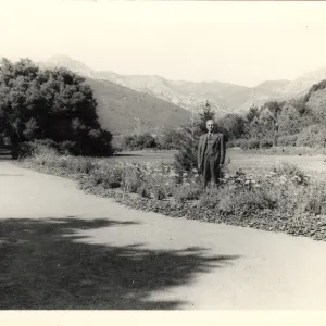 Toolmaker Harry M. Kennard in the Santa Barbara Botanic Garden