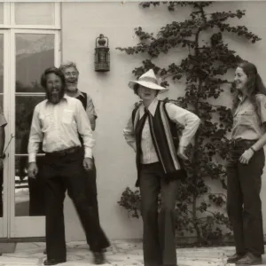 Staff Group Photo - left to right: Kevin Fay, Ralph Philbrick, Wayne Larimore (in rear), Claire Zale (hat), Eileen Fluster, Steve Timbrook