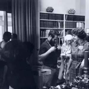 Ralph Philbrick and Katherine Muller at Holiday Sale