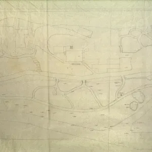 Lockwood de Forest drawing for Garden entrance