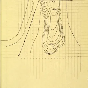 Lockwood de Forest drawing, Pritchett Trail topography detail