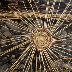 Indian Basketry, Fiber Arts Display