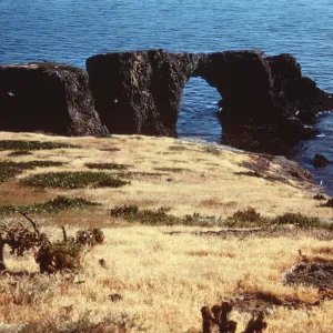 East anacapa Island, Arch Rock from SW