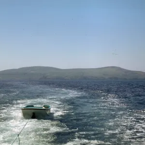 Santa Barbara Island from boat