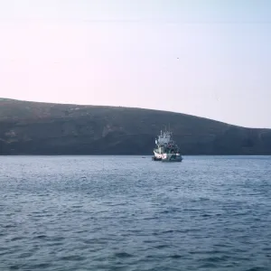 Santa Barbara Island from boat