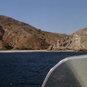 Santa Cruz Island from Ocean