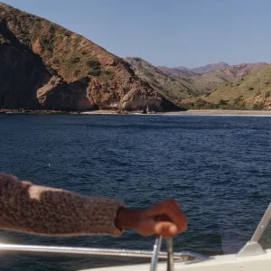 Santa Cruz Island from Boat